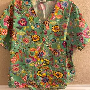 Button up scrub jacket/shirt